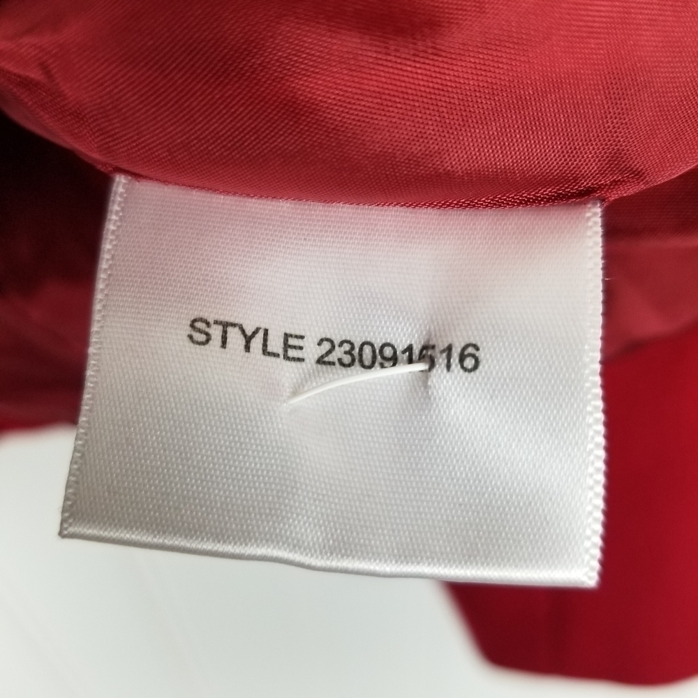 Tory Burch Callum Military Double Breasted Pea Coat Wool Blend Gold Star Red 10 - Picture 5 of 8
